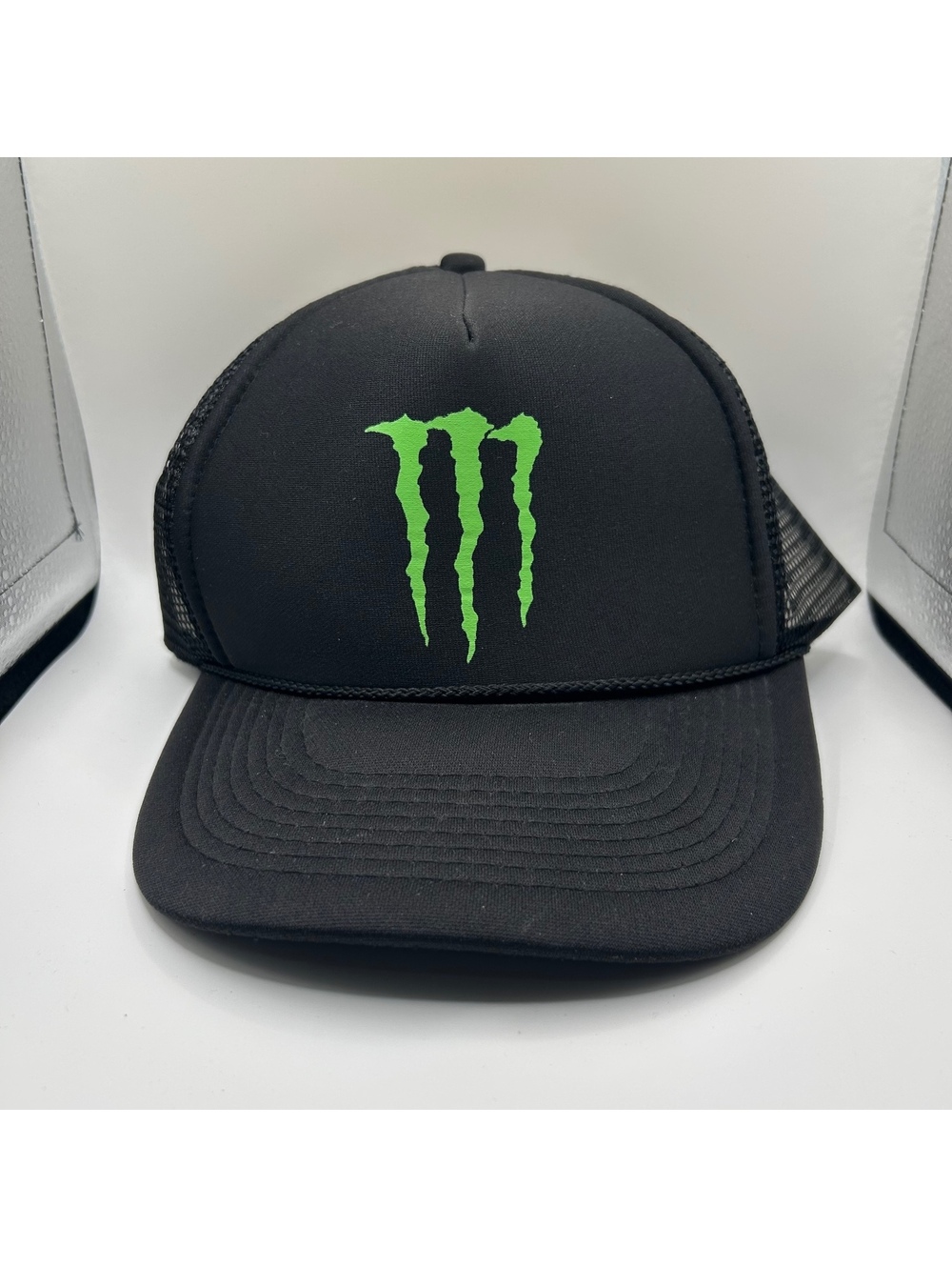 Monster Energy black trucker cap